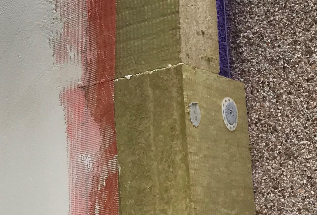 External insulation retrofit works