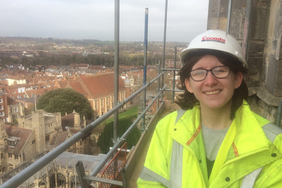 Canterbury archaeology student